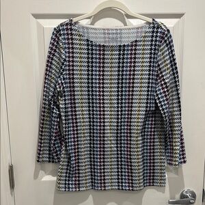 💥3 for $10💥 Talbots Houndstooth Top